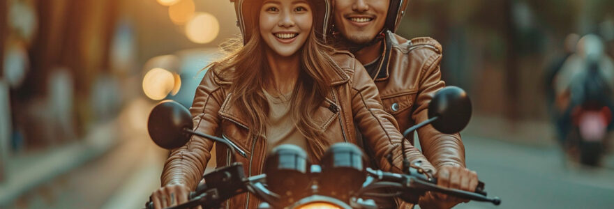 Casque de moto pour femmes